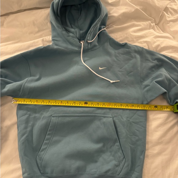 NikeLab Nike Solo Swoosh aqua turquoise pullover hoodie men’s S - Picture 6 of 7